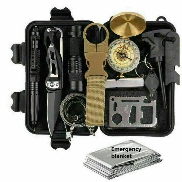 Your Essential Companion: The 14-In-1 Outdoor Emergency Survival Kit