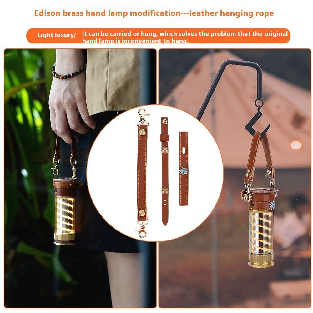 Camping Lantern Leather Hang