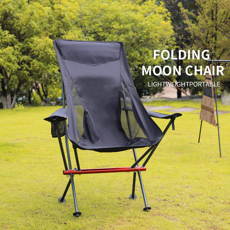 Outdoor Camping Armrest Folding Chair