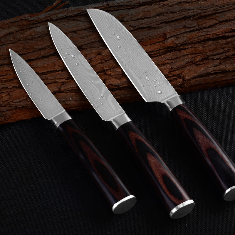 Damascus Fruit Knife Multipurpose Knife