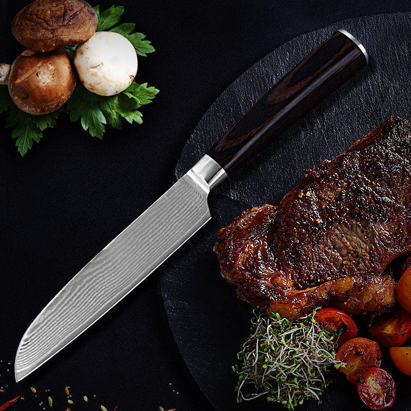 Damascus Fruit Knife Multipurpose Knife