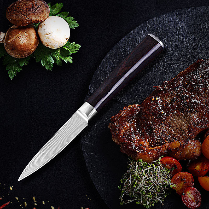 Damascus Fruit Knife Multipurpose Knife