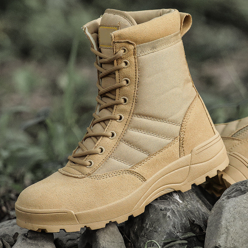 Desert combat hiking shoes
