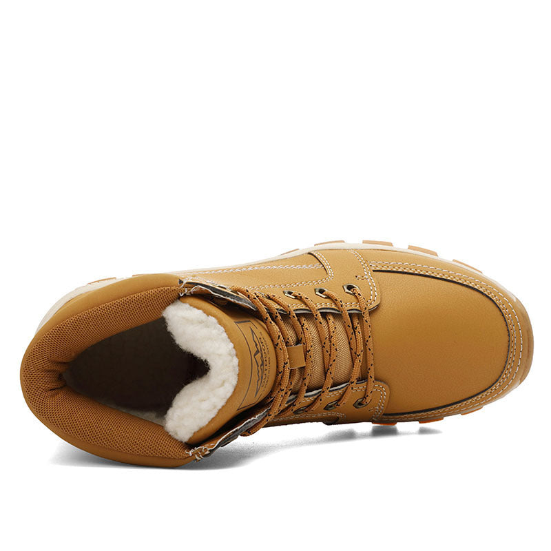 Men's large size snow hiking shoes