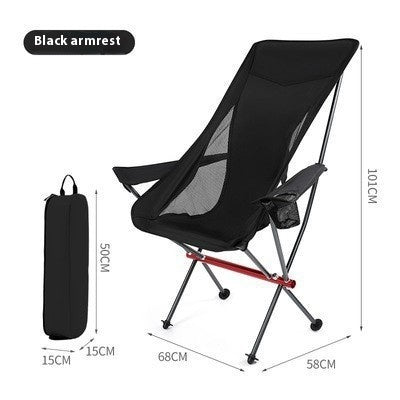 Outdoor Camping Armrest Folding Chair