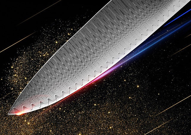 Damascus knife Japanese