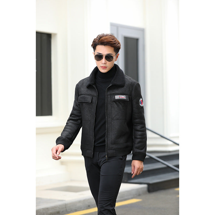Men's Jacket Warm Berber Fleece Clothing