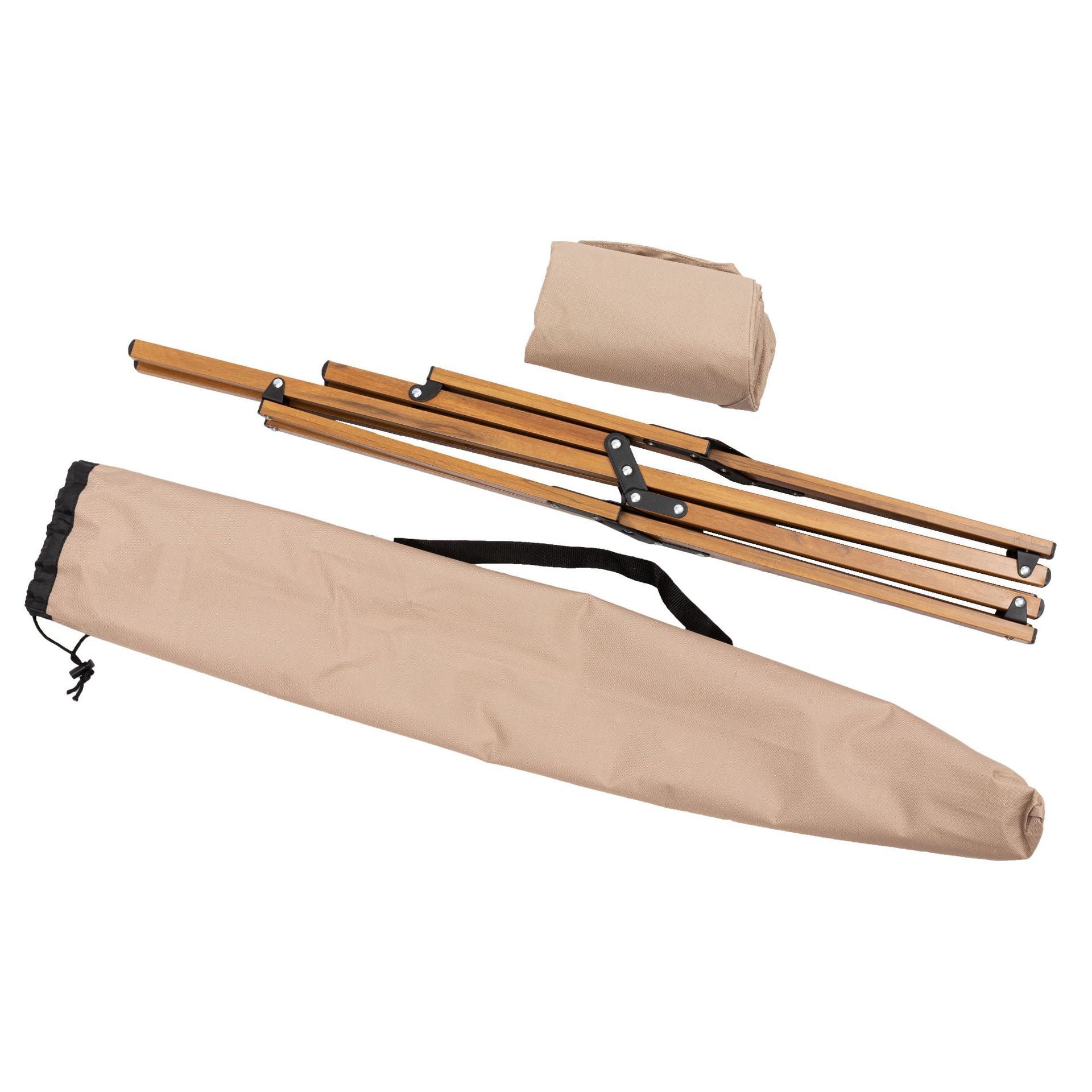 Folding Wooden Camping Chair Portable Leisure