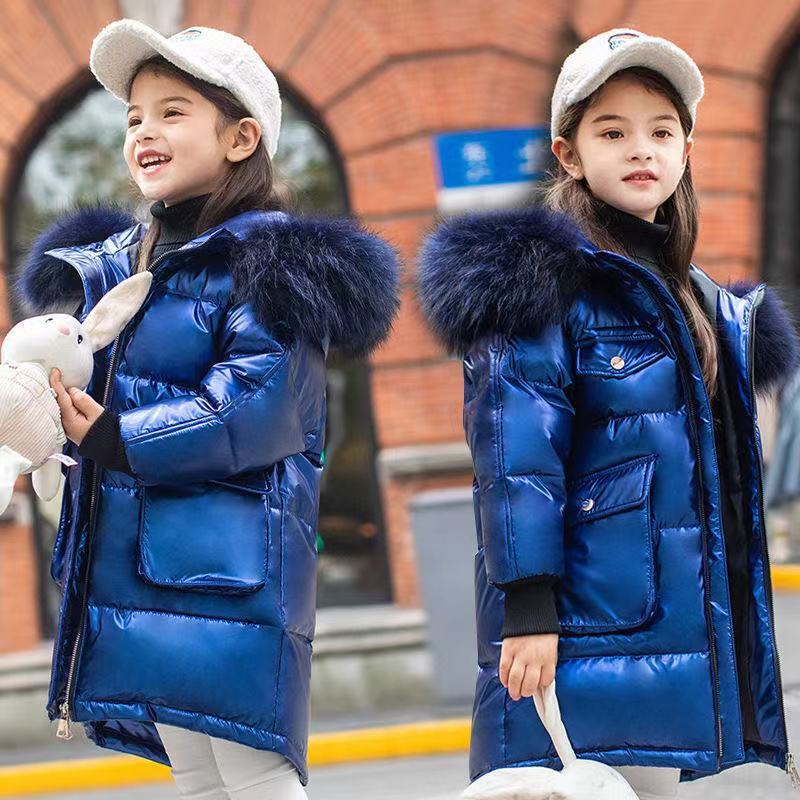 Children's Glossy Cotton-padded Jacket