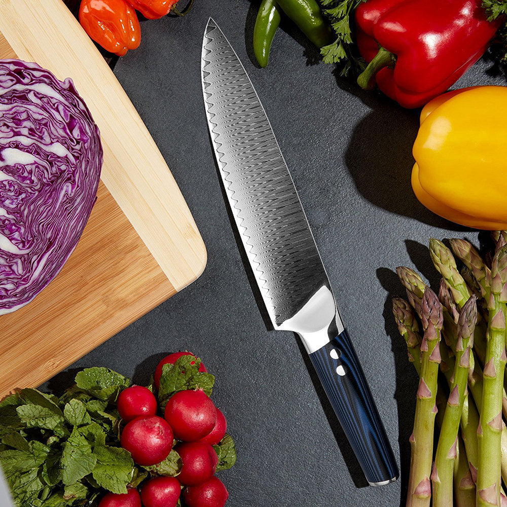 Damascus knife Japanese