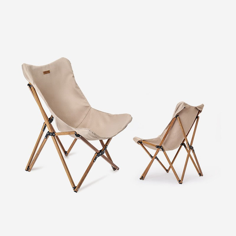 Folding Wooden Camping Chair Portable Leisure