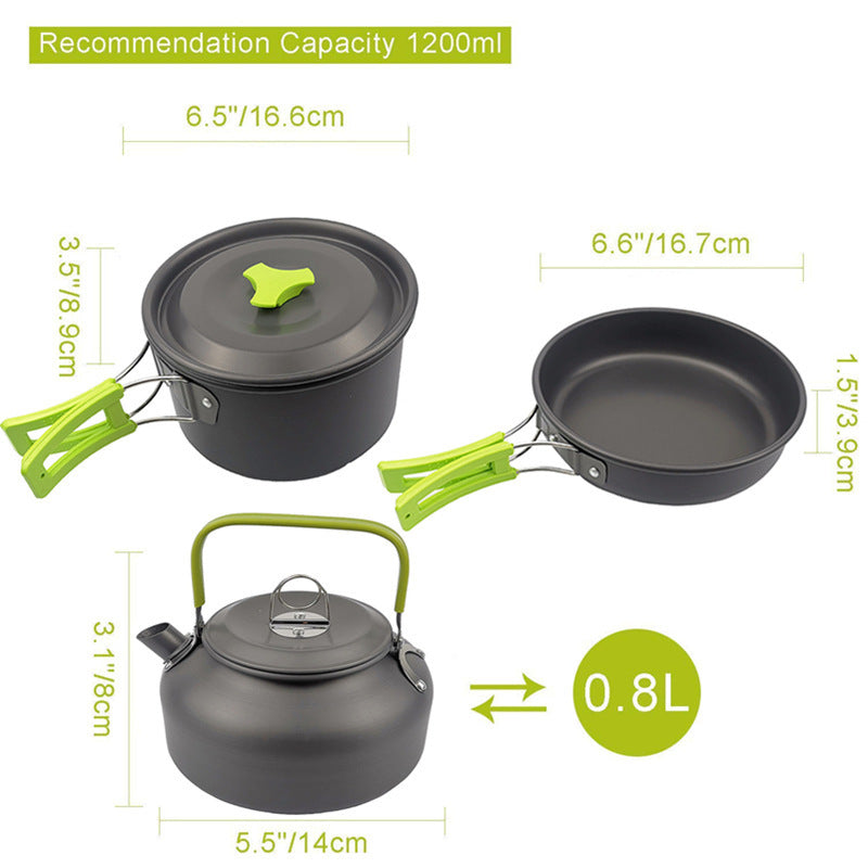 Camping Combination Folding Mini Cookware