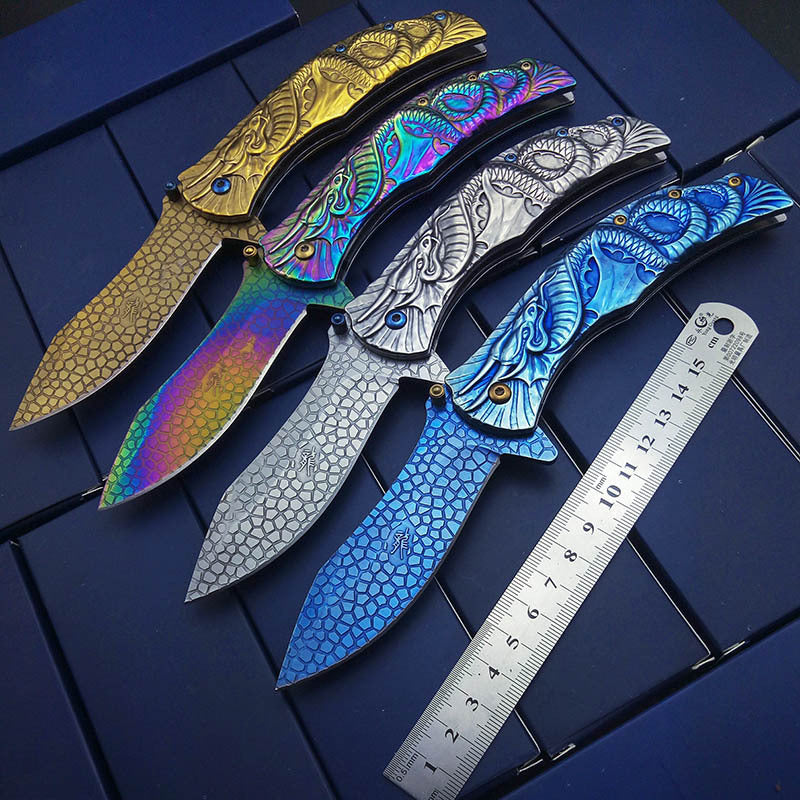 Camping Folding Knife Stainless Steel