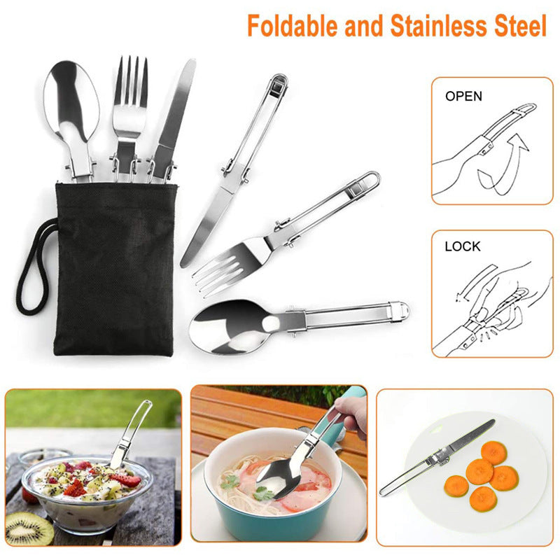 Camping Combination Folding Mini Cookware