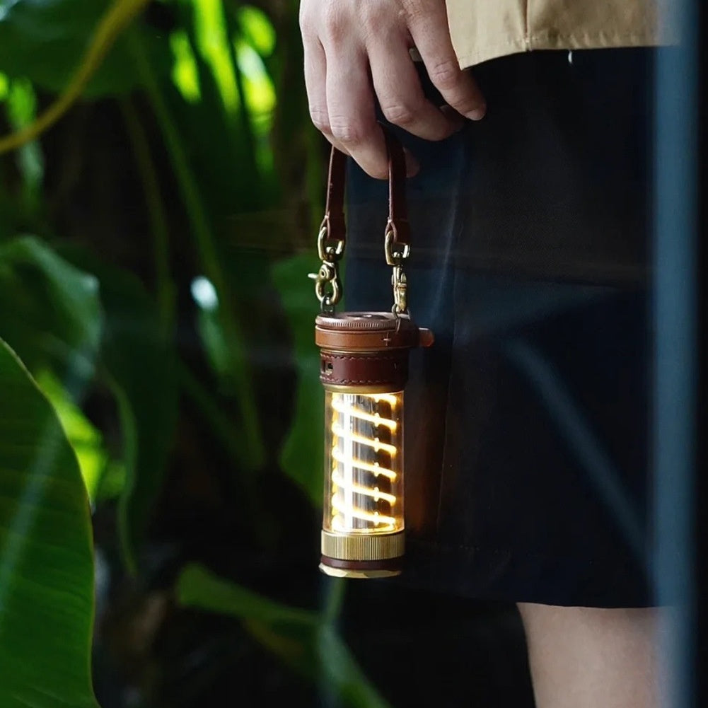 Camping Lantern Leather Hang